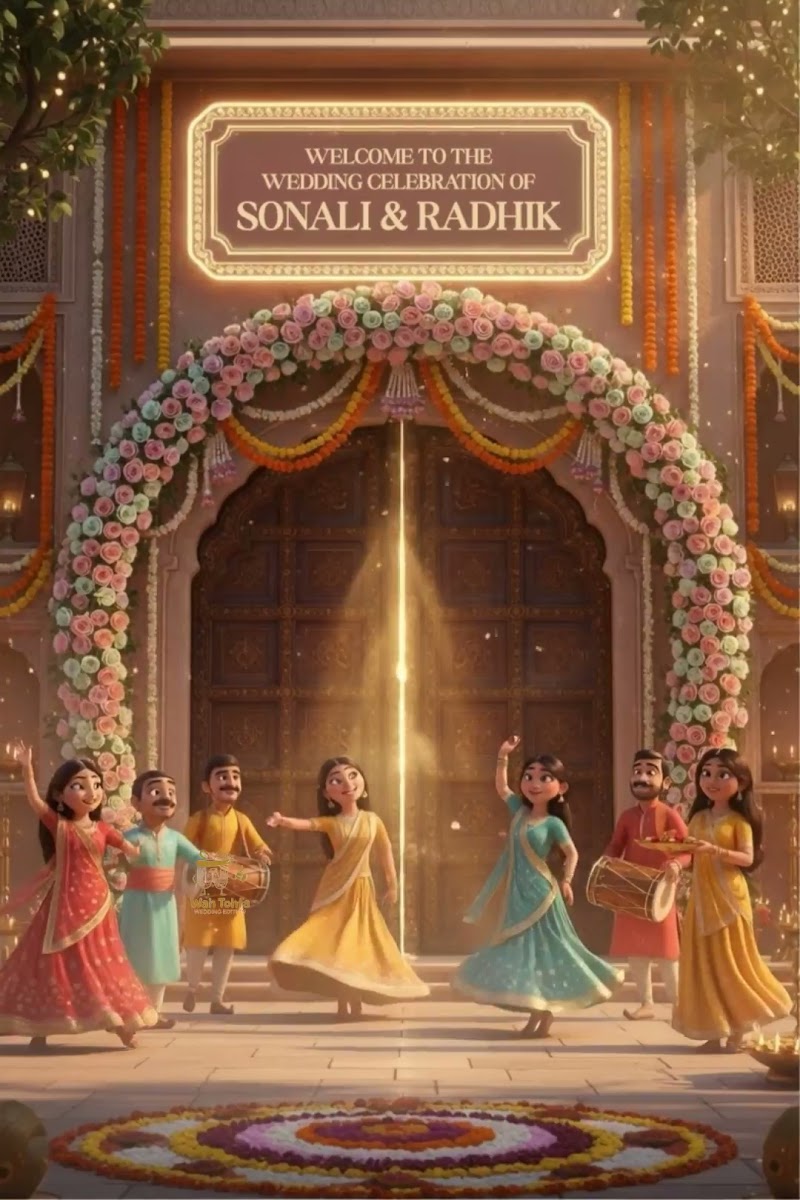 Sonali & Radhik South Indian